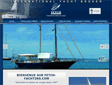 Tablet Screenshot of fetch-yachting.com